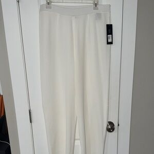 BNWT Misook Cream Wide Leg Women's Pants